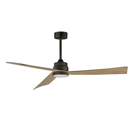 Maxim Lighting Vortex 60'' Outdoor Fan with LED Light Kit, Charcoal Bronze 88849WTCHL